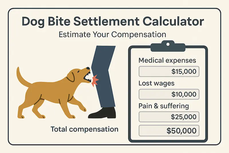 Dog Bite Settlement Calculator