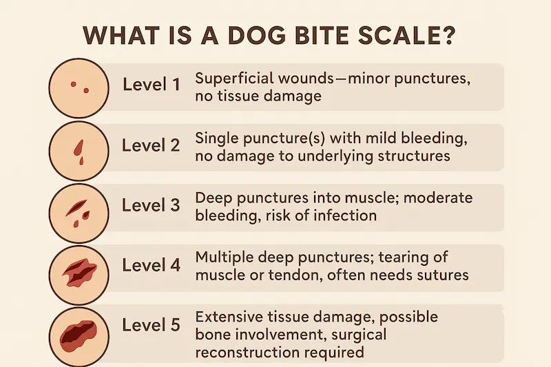 Dog Bite Severity levels